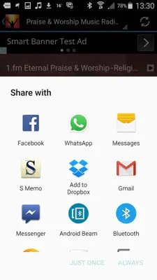 Praise & Worship Music Radio android App screenshot 0