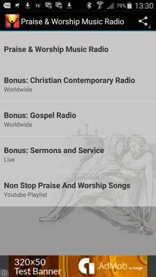 Praise & Worship Music Radio android App screenshot 3